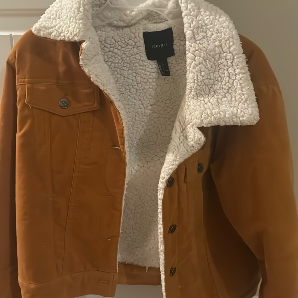Forever 21 fur lined jacket